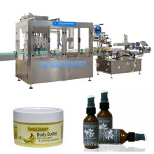 Automatic CBD oil cream lotion bottle filling machine rotary type filling capping machine plastic glass bottle filling equipment